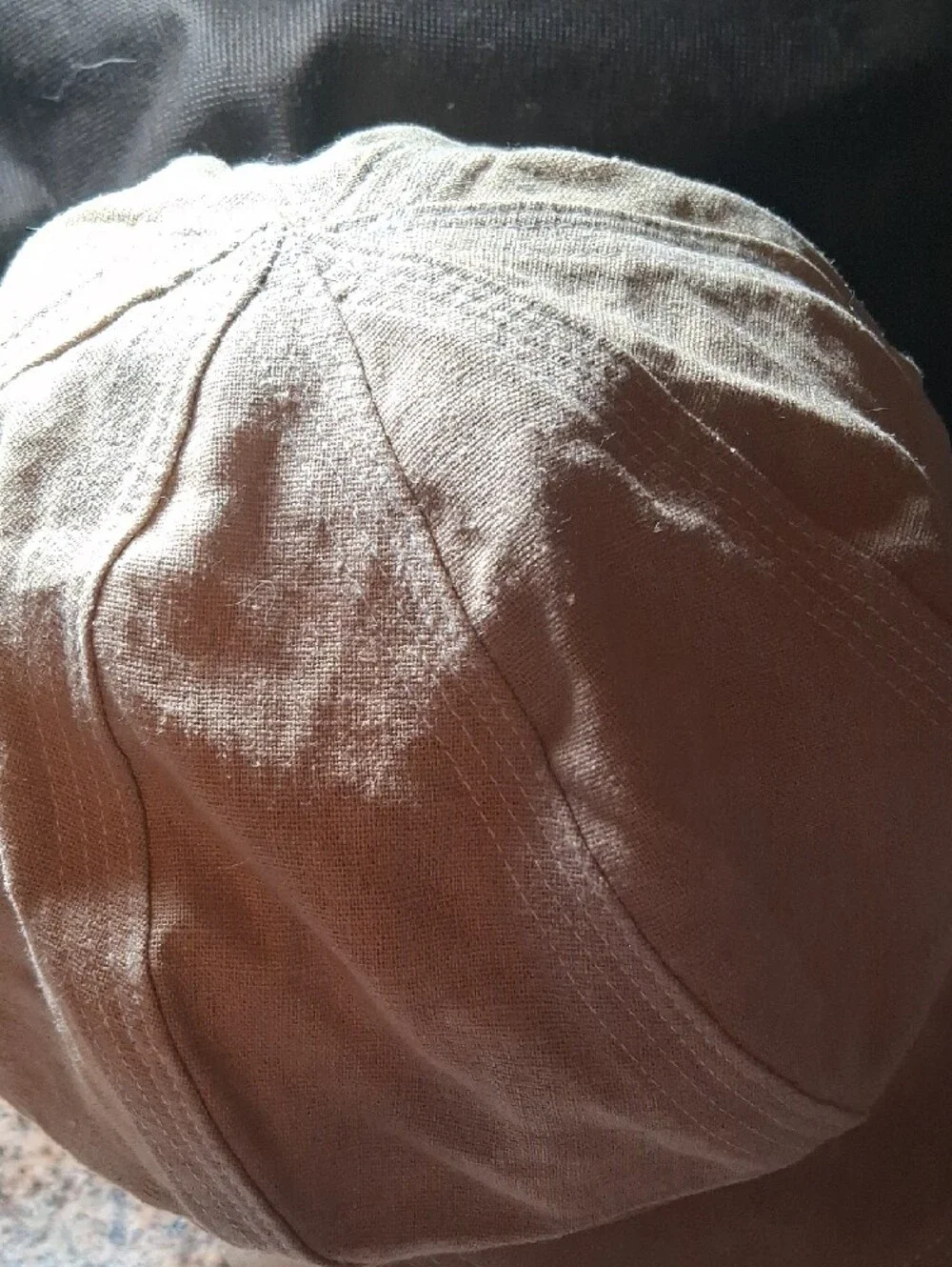 Women’s Tan Knot-Detail Casual Cap